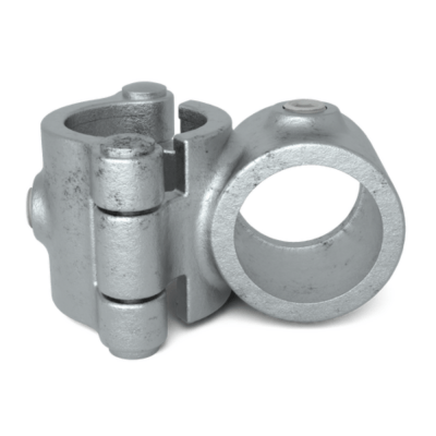 Rörkoppling 90gr öppningsbar Silver