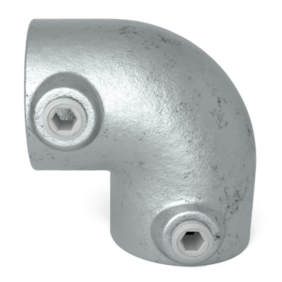Rörkoppling 90 gr Silver
