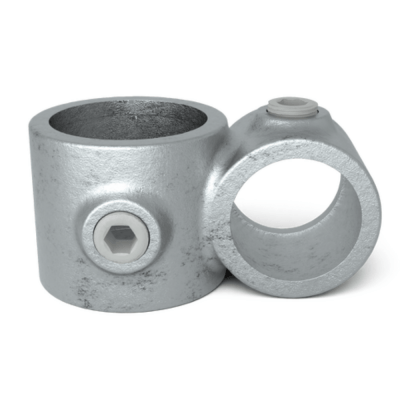 Rörkoppling 90gr 48,3 & 33,7 mm Silver