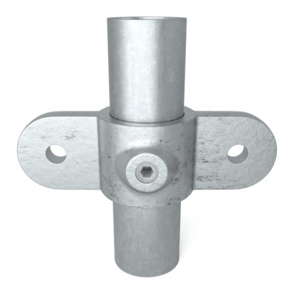 Rörkoppling Dubbel Diagonalfäste Silver