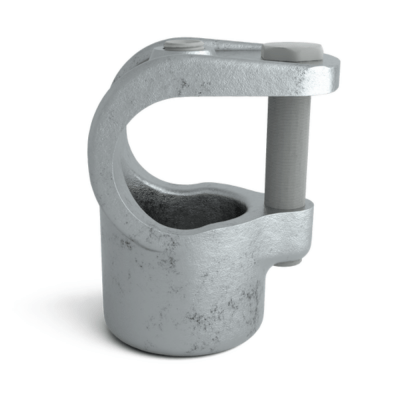 Rörkoppling handräcke m skruv Silver