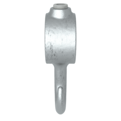Rörkoppling klädkrok Silver