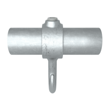 Rörkoppling klädkrok Silver