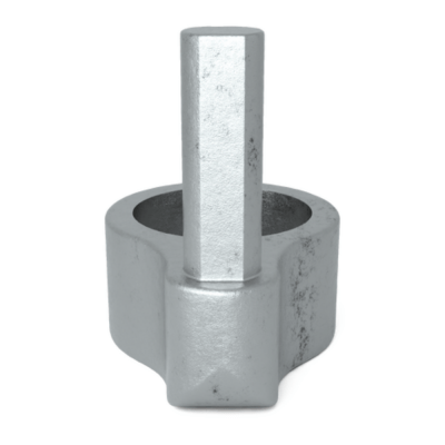 Rörkoppling krage med stift Silver