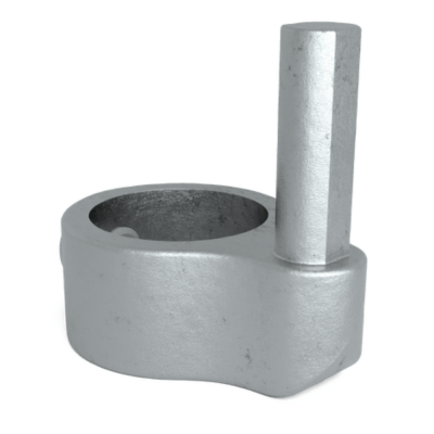 Rörkoppling krage med stift Silver