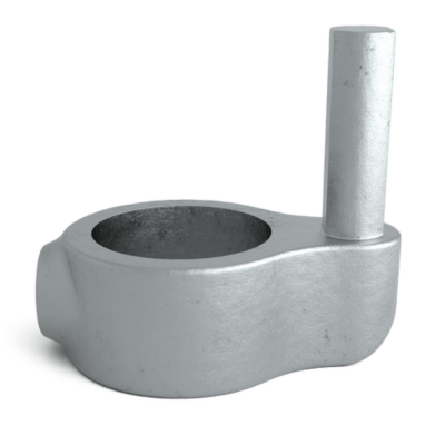 Rörkoppling krage med stift Silver