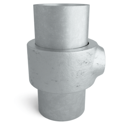 Rörkoppling Krage Silver