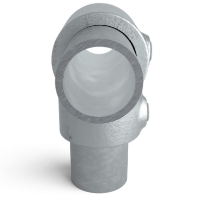Rörkoppling rak Silver