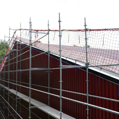 Skyddsräckesnät med flamsäker fotlist 1,5 x 10m