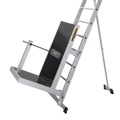 Närbild på plattform på solcellshiss för plattoformen