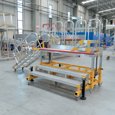 Flygplansplattform – för vinge och motor