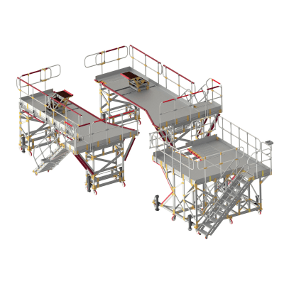 Arbetsplattform Helikopter