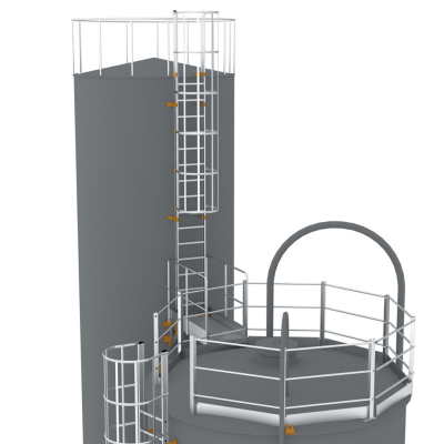 Underhållsplattform silo