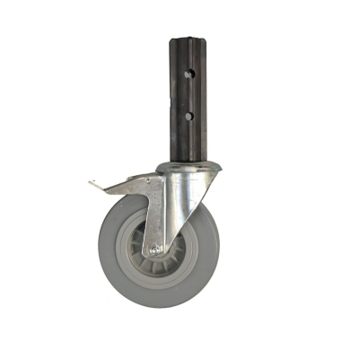 Ställningshjul 150 mm grå Premium ProTube