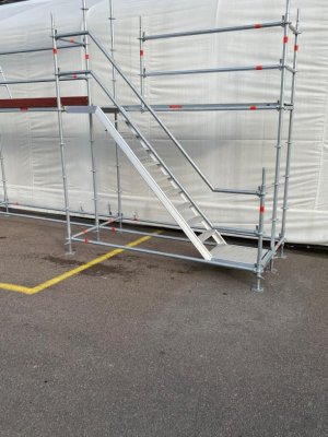 Byggställning modul stål 3x4 m