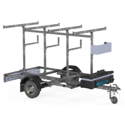 Ställningstrailer med SGS + Trapptorn