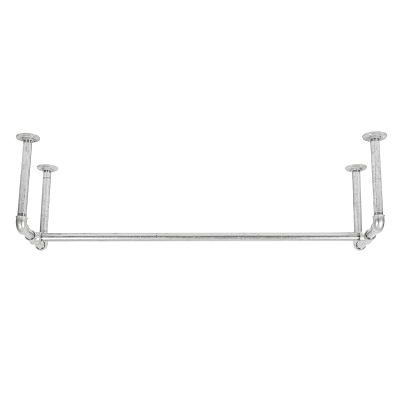 Väggmonterad klädstång dubbel 105x30