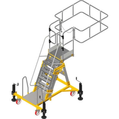 Plattformstrappa Justerbar 1,5-2m