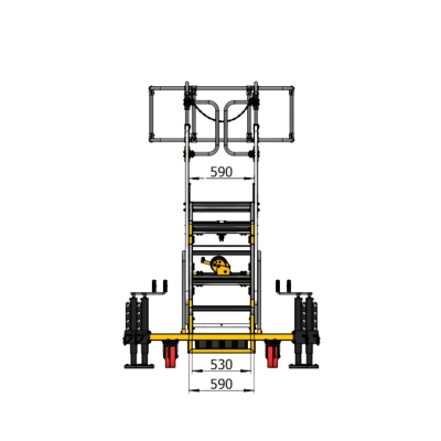 Plattformstrappa Justerbar 1,5-2m