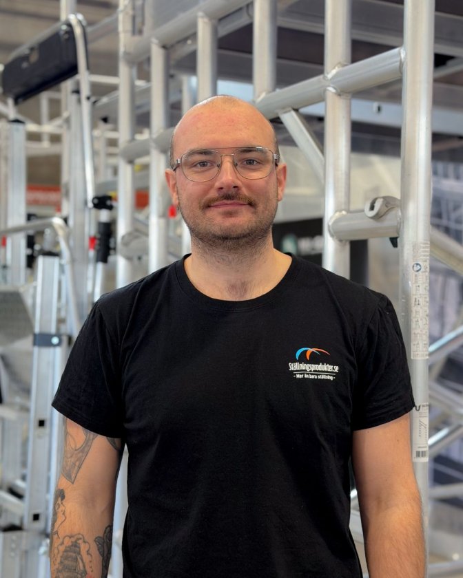 Andreas på Ställningsprodukter