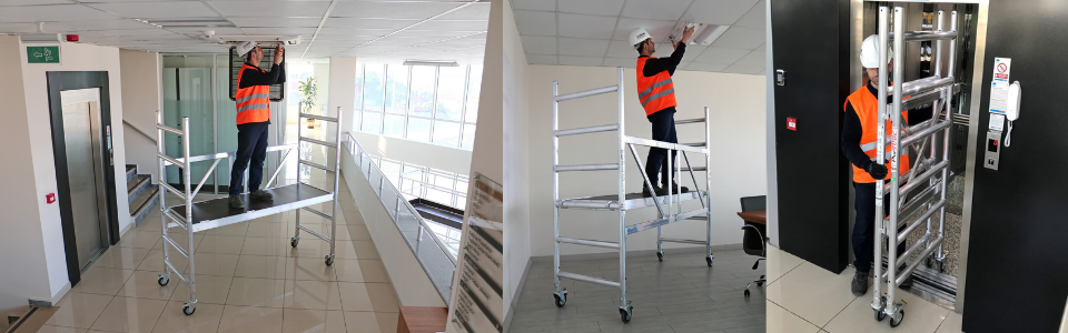 hantverkarställning inomhus smidig förvaring